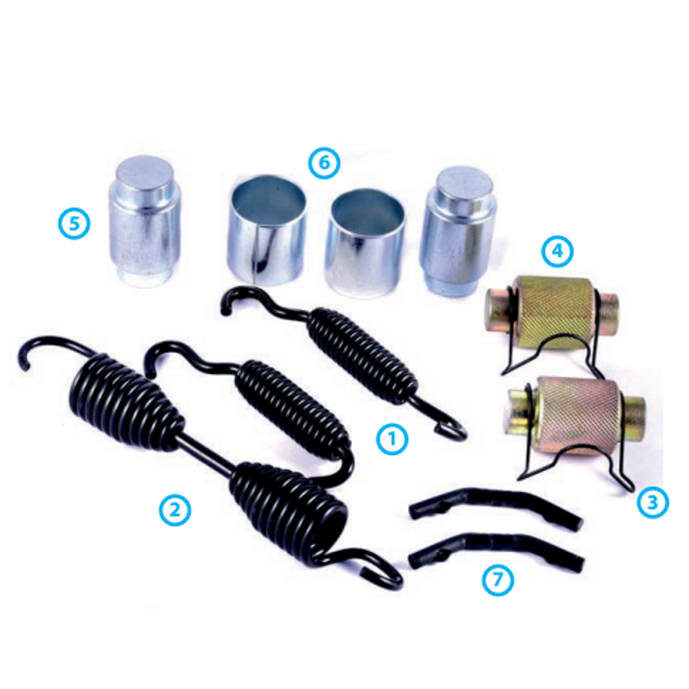 Kit Rodillo y Pasadores Patin 4515 Ojo Abierto